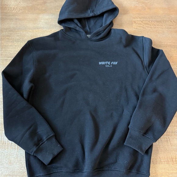 NWOT White Fox Offstage Hoodie- Onyx XXS/XS - Picture 2 of 2